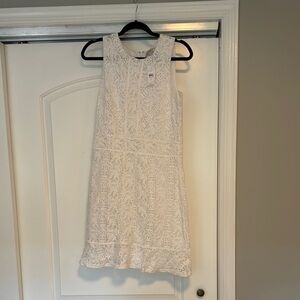 NWT! LOFT White Lace Dress